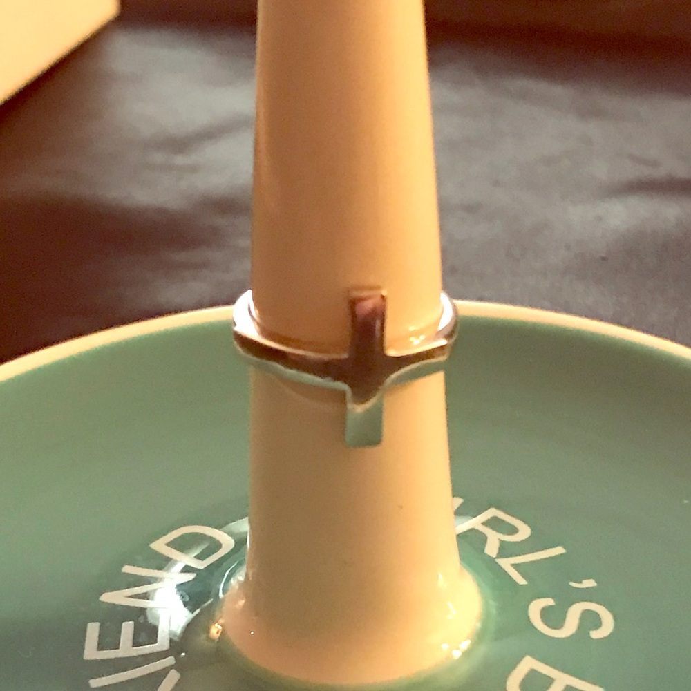 Cross Ring, Sterling Silver